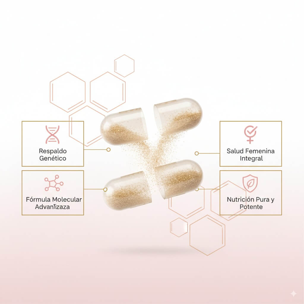 TrueFem Balance – Cápsulas para el Equilibrio Hormonal y Bienestar Femenino (60 Cápsulas) – SuperHuman™